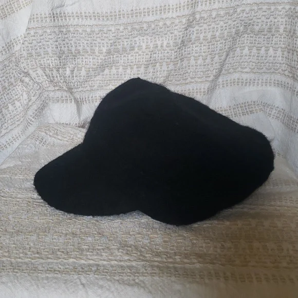 Black Wool Cap One Size - Picture 5 of 10